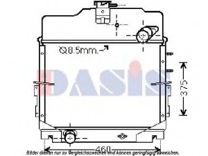 AKS DASIS 440285N radiatorius, variklio aušinimas