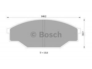 BOSCH 0 986 505 347 stabdžių trinkelių rinkinys, diskinis stabdys 
 Techninės priežiūros dalys -> Papildomas remontas
MR389509, 04465 26210, 04465 26270