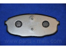 PARTS-MALL PKB-035 stabdžių trinkelių rinkinys, diskinis stabdys 
 Techninės priežiūros dalys -> Papildomas remontas
581011HA10, 581011HA20, 581012LA00