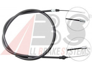 A.B.S. K16676 trosas, stovėjimo stabdys 
 Stabdžių sistema -> Valdymo svirtys/trosai
4745.N5, 474637