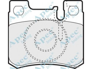 APEC braking PAD772 stabdžių trinkelių rinkinys, diskinis stabdys 
 Techninės priežiūros dalys -> Papildomas remontas
0024200020, 0024200120, 0024200999