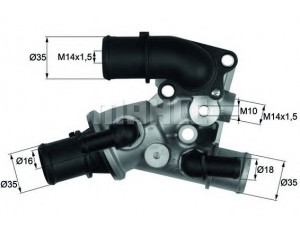 MAHLE ORIGINAL TI 101 80D termostatas, aušinimo skystis 
 Aušinimo sistema -> Termostatas/tarpiklis -> Thermostat
7770416