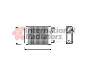 VAN WEZEL 43006097 šilumokaitis, salono šildymas 
 Šildymas / vėdinimas -> Šilumokaitis
7701023590, 7701034539, 7701201683