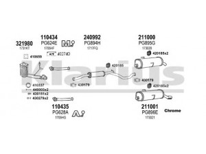 KLARIUS 631445E išmetimo sistema