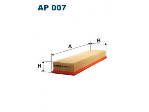 FILTRON AP007 oro filtras 
 Techninės priežiūros dalys -> Techninės priežiūros intervalai
5016998, 860X9601SA, 25062196, 069129620A