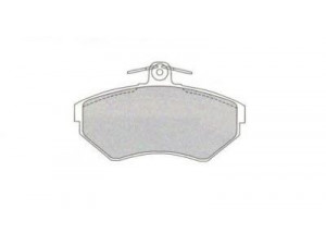 AISIN ASN-2285 stabdžių trinkelių rinkinys, diskinis stabdys
1HM698151, 357698151E