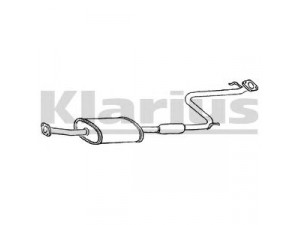 KLARIUS 260709 vidurinis duslintuvas 
 Išmetimo sistema -> Duslintuvas
2865034121