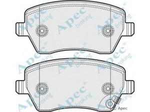 APEC braking PAD1664 stabdžių trinkelių rinkinys, diskinis stabdys 
 Techninės priežiūros dalys -> Papildomas remontas
4708239, 93192962