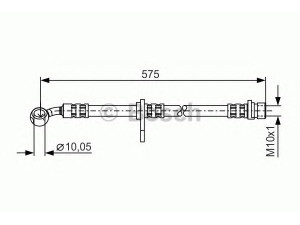 BOSCH 1 987 481 297 stabdžių žarnelė 
 Stabdžių sistema -> Stabdžių žarnelės
01464-S5A-J02, 01464-S5P-J01