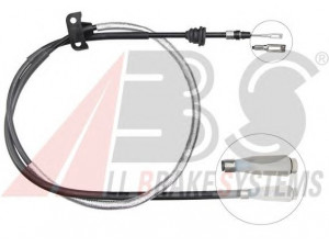 A.B.S. K13930 trosas, stovėjimo stabdys 
 Stabdžių sistema -> Valdymo svirtys/trosai
9492645