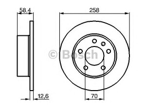 BOSCH 0 986 478 266 stabdžių diskas 
 Dviratė transporto priemonės -> Stabdžių sistema -> Stabdžių diskai / priedai
5 69 040, 90271135, 90271135