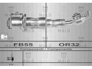 MAL? 8964 stabdžių žarnelė 
 Stabdžių sistema -> Stabdžių žarnelės
9094702913, 9094702917
