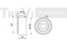 TREVI AUTOMOTIVE TD1088 įtempiklio skriemulys, paskirstymo diržas 
 Techninės priežiūros dalys -> Papildomas remontas
1307001B00, 1307001B01