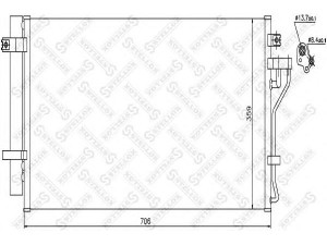 STELLOX 10-45623-SX kondensatorius, oro kondicionierius 
 Oro kondicionavimas -> Kondensatorius
976063K780