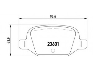 BREMBO P 23 064 stabdžių trinkelių rinkinys, diskinis stabdys 
 Techninės priežiūros dalys -> Papildomas remontas
0000077365754, 71752988, 71772212