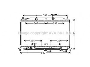 AVA QUALITY COOLING HYA2177 radiatorius, variklio aušinimas 
 Aušinimo sistema -> Radiatorius/alyvos aušintuvas -> Radiatorius/dalys
253101E150, 253101E151