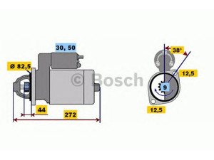 BOSCH 0 001 314 046 starteris