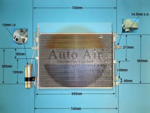 AUTO AIR GLOUCESTER 16-6555 kondensatorius, oro kondicionierius 
 Oro kondicionavimas -> Kondensatorius
30665562, 8683523