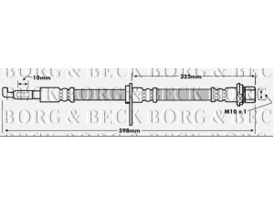 BORG & BECK BBH7248 stabdžių žarnelė 
 Stabdžių sistema -> Stabdžių žarnelės
9094702C23
