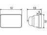 HELLA 1LB 003 177-301 įdėklas, priekinis žibintas