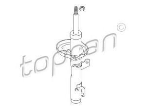 TOPRAN 112 039 amortizatorius 
 Pakaba -> Amortizatorius
8N0 413 031D, 8N0 413 031F, 8N0 413 031H