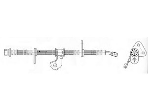 KAWE 512463 stabdžių žarnelė 
 Stabdžių sistema -> Stabdžių žarnelės
01465SR3020