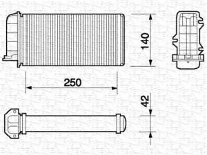 MAGNETI MARELLI 350218059000 šilumokaitis, salono šildymas 
 Šildymas / vėdinimas -> Šilumokaitis
46721967, 46722546