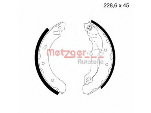 METZGER MG 562 stabdžių trinkelių komplektas 
 Techninės priežiūros dalys -> Papildomas remontas
5027753, 6500945