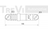 TREVI AUTOMOTIVE TA1200 vibracijos slopintuvas, V formos rumbuotas diržas
038145299, 038145299A, 038145299