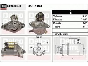 DELCO REMY DRS3859 starteris 
 Elektros įranga -> Starterio sistema -> Starteris
228000-6620, 28100-87401