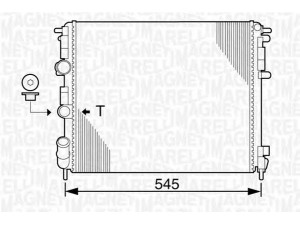MAGNETI MARELLI 350213990000 radiatorius, variklio aušinimas 
 Aušinimo sistema -> Radiatorius/alyvos aušintuvas -> Radiatorius/dalys
8200049080, 820004980