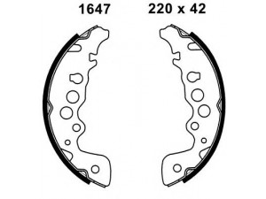 BSF 01647 stabdžių trinkelių komplektas 
 Techninės priežiūros dalys -> Papildomas remontas
5320065D00, 5320065D01, 5320065D10