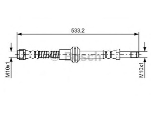 BOSCH 1 987 481 609 stabdžių žarnelė 
 Stabdžių sistema -> Stabdžių žarnelės
212 420 06 48, A 212 420 06 48