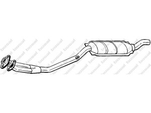 BOSAL 099-376 katalizatoriaus keitiklis 
 Išmetimo sistema -> Katalizatoriaus keitiklis
18 30 1 437 351, 18 30 1 745 009