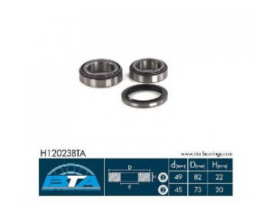 BTA H12023BTA rato guolio komplektas 
 Ašies montavimas/vairavimo mechanizmas/ratai -> Rato stebulė/montavimas -> Rato guolis
9031166001