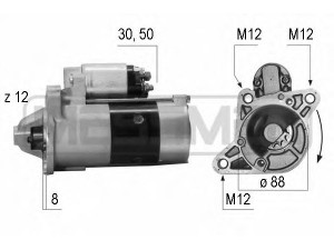MESSMER 220520 starteris 
 Elektros įranga -> Starterio sistema -> Starteris
RF5C-18-400, M002T88671, M2T88671