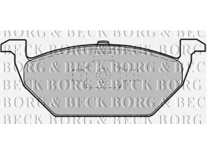 BORG & BECK BBP1619 stabdžių trinkelių rinkinys, diskinis stabdys 
 Techninės priežiūros dalys -> Papildomas remontas
176698151, 1J0 698 151C, 1J0698151