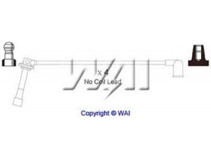 WAIglobal SL607 uždegimo laido komplektas