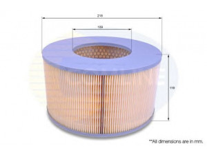COMLINE CTY12070 oro filtras 
 Techninės priežiūros dalys -> Techninės priežiūros intervalai
177005B091, 1780154150, TA-1671