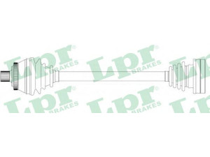 LPR DS14225 kardaninis velenas 
 Ratų pavara -> Kardaninis velenas
3B0407271N, 8D0407271AH, 8D0407271AJ