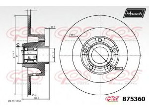 MAXTECH 875360.6885 stabdžių diskas
402020005R