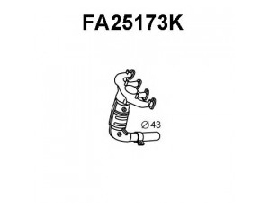 VENEPORTE FA25173K kolektoriaus katalizatorius 
 Išmetimo sistema -> Katalizatoriaus keitiklis
51786226