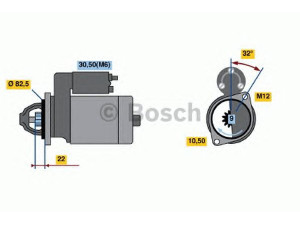 BOSCH 0 001 107 045 starteris 
 Elektros įranga -> Starterio sistema -> Starteris
90512189, 90518627, 90512189