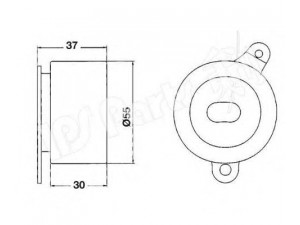 IPS Parts ITB-6415 įtempiklis, paskirstymo diržas 
 Diržinė pavara -> Paskirstymo diržas/komplektas -> Dirželio įtempiklis (įtempimo blokas)
14510-P30-003