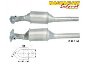 MAGNAFLOW 81867 katalizatoriaus keitiklis 
 Išmetimo sistema -> Katalizatoriaus keitiklis
46408041, 7788823