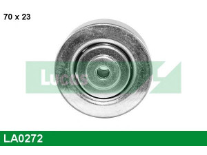 LUCAS ENGINE DRIVE LA0272 įtempiklio skriemulys, V formos rumbuotas diržas 
 Diržinė pavara -> V formos rumbuotas diržas/komplektas -> Įtempiklio skriemulys
