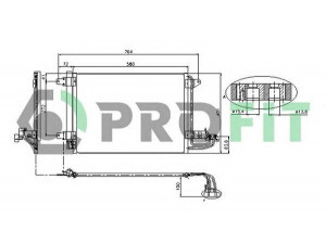 PROFIT PR 9558C1 kondensatorius, oro kondicionierius 
 Oro kondicionavimas -> Kondensatorius
1K0820411D, 1K0820411E, 1K0820411F