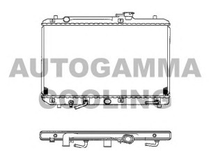 AUTOGAMMA 102321 radiatorius, variklio aušinimas
1770060G11, 1770060G12