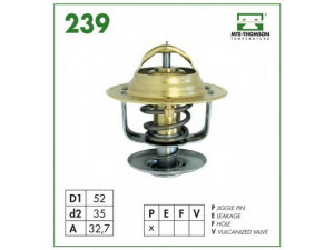 MTE-THOMSON 239.88 termostatas, aušinimo skystis 
 Aušinimo sistema -> Termostatas/tarpiklis -> Thermostat
1001993, 6588962, 6866389, 89FF-8575-AB