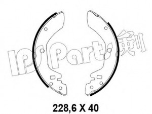 IPS Parts IBL-4106 stabdžių trinkelė 
 Stabdžių sistema -> Būgninis stabdys -> Stabdžių įdėklas/ trinkelė
44060-06F25, 44060-Q0101, 44060-Q0125